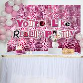 Rosa Pailletten Du Sind Wie Wirklich Hübsch Hintergrund